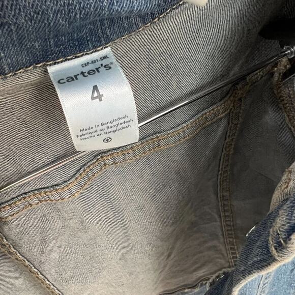 Carter's Girl’s Jeans Jacket Sz 4 - Picture 6 of 6